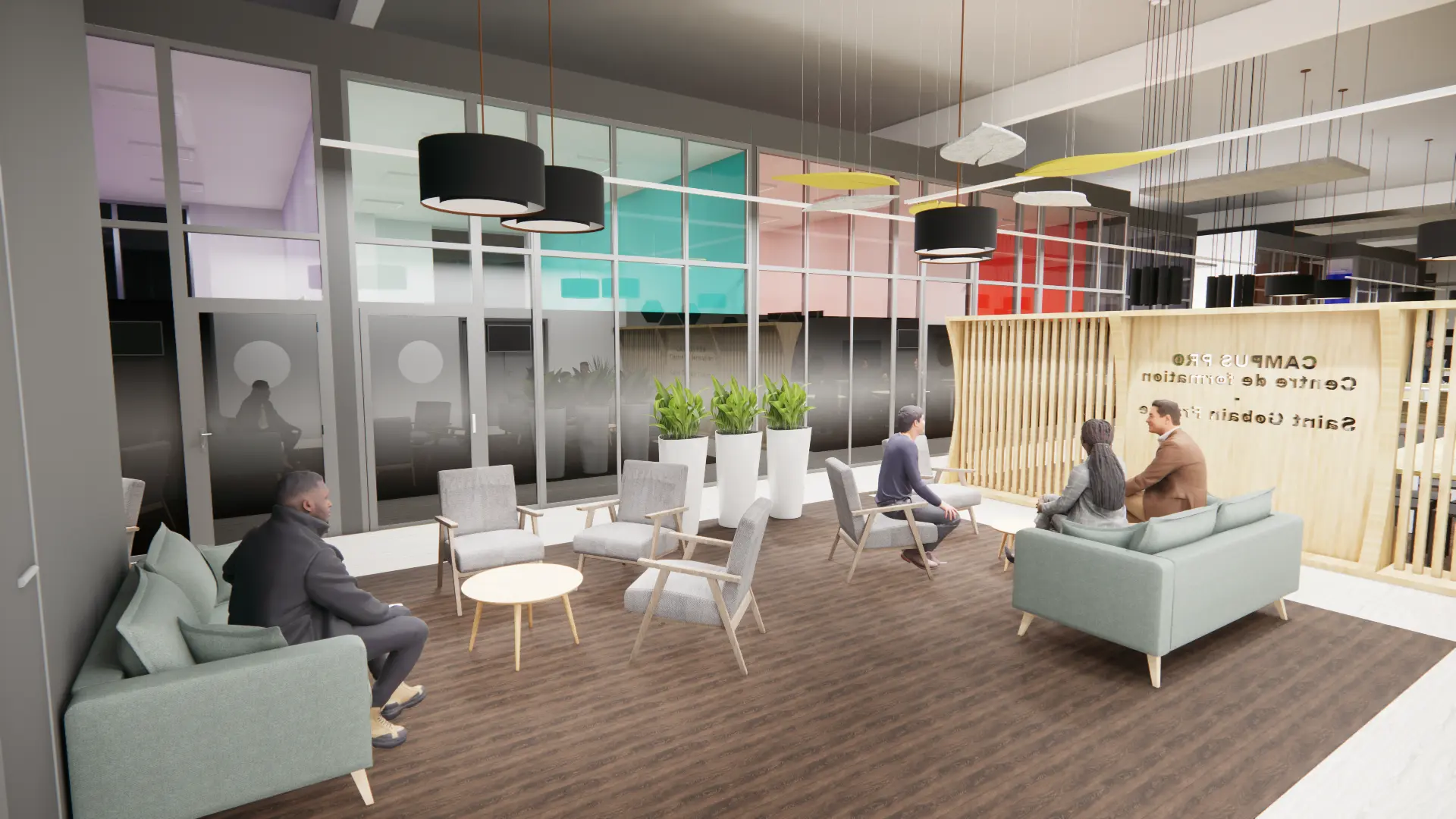 Étude d’aménagement d’un espace de travail collaboratif
